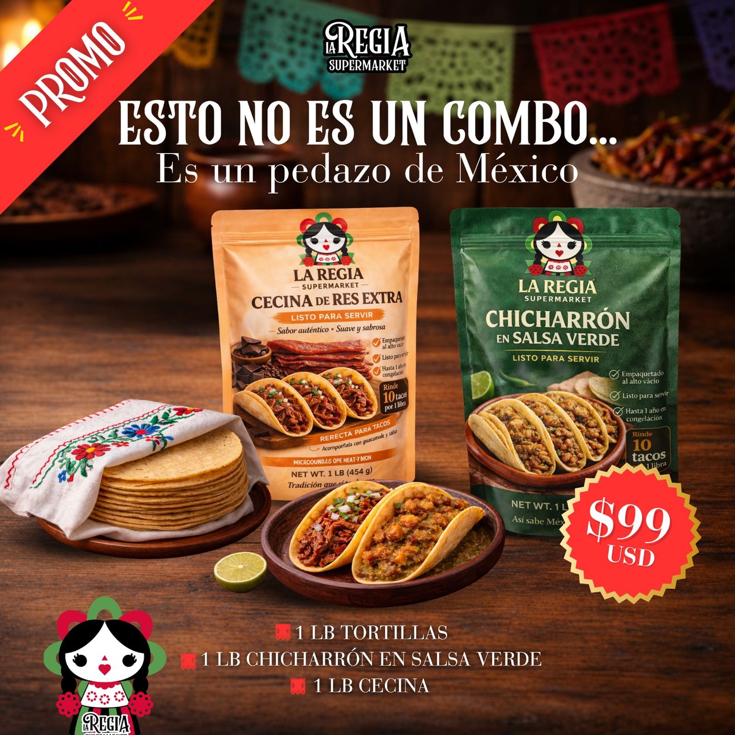Combo – “Un Pedazo de México”